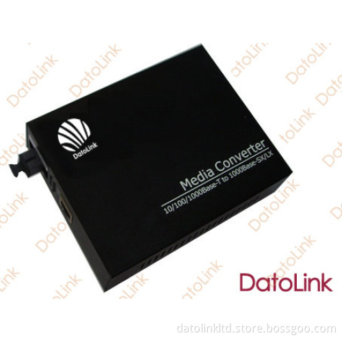 10/100/1000m Fiber Media Converter Inner Power Supply